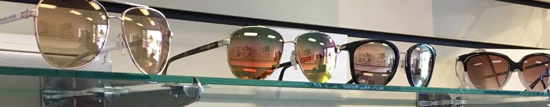 closeup of sunglasses