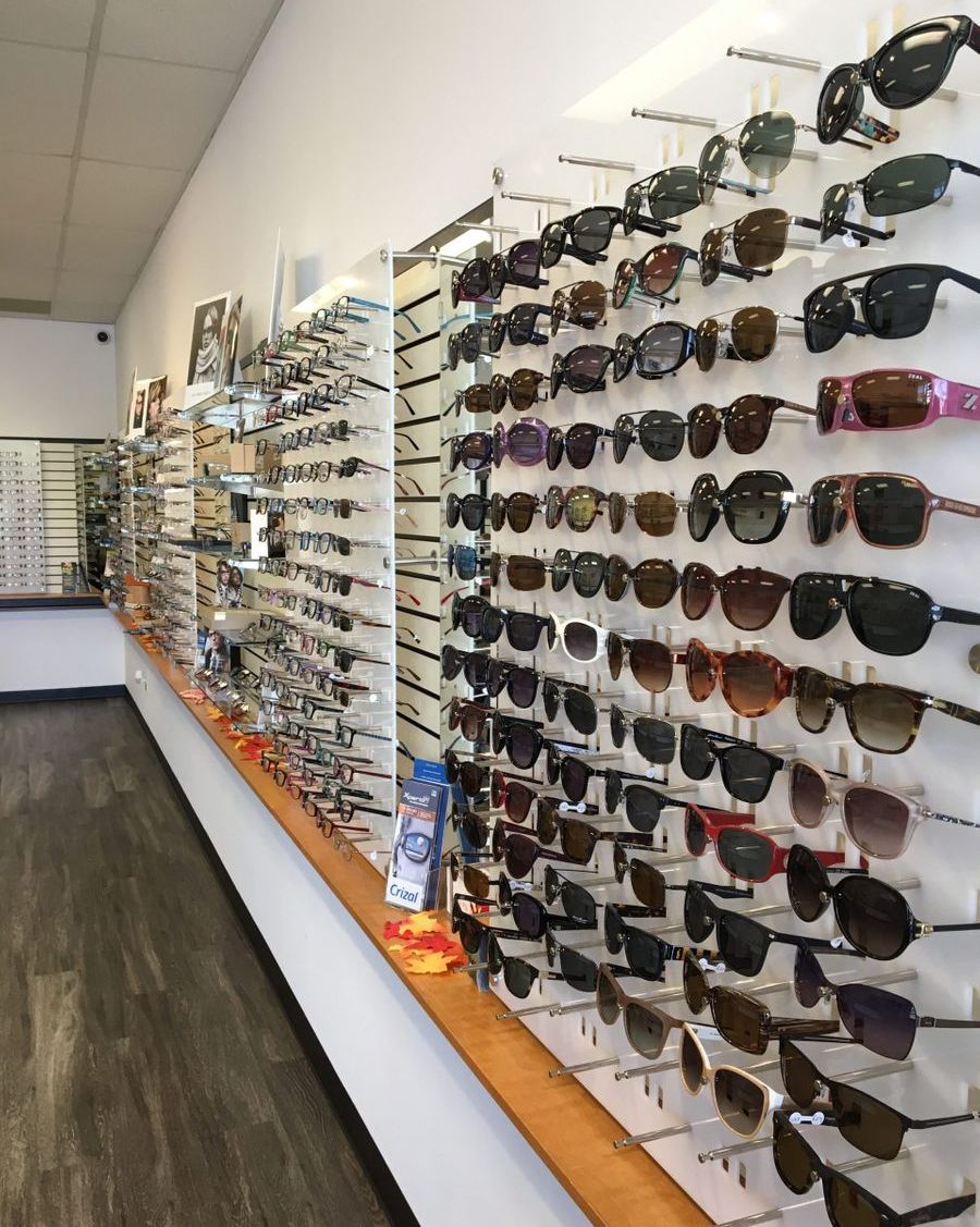 Oakland Vision and Hearing Center glasses selection