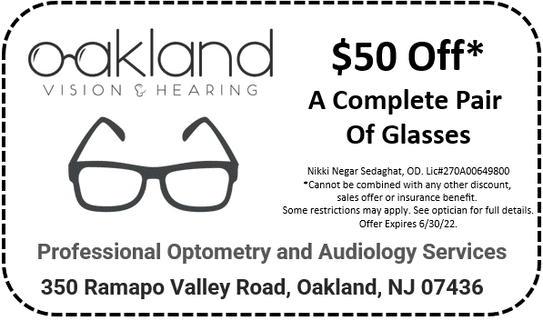 Coupon for $50 off A Complete Pair Of Glasses